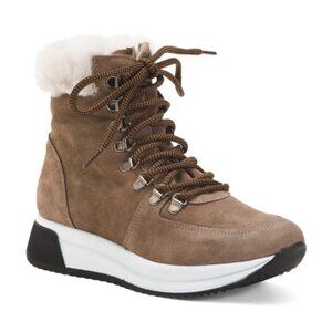 NEW CORDANI Made In Spain Suede Layton Booties taupe suede FOR WOMEN 864TN
